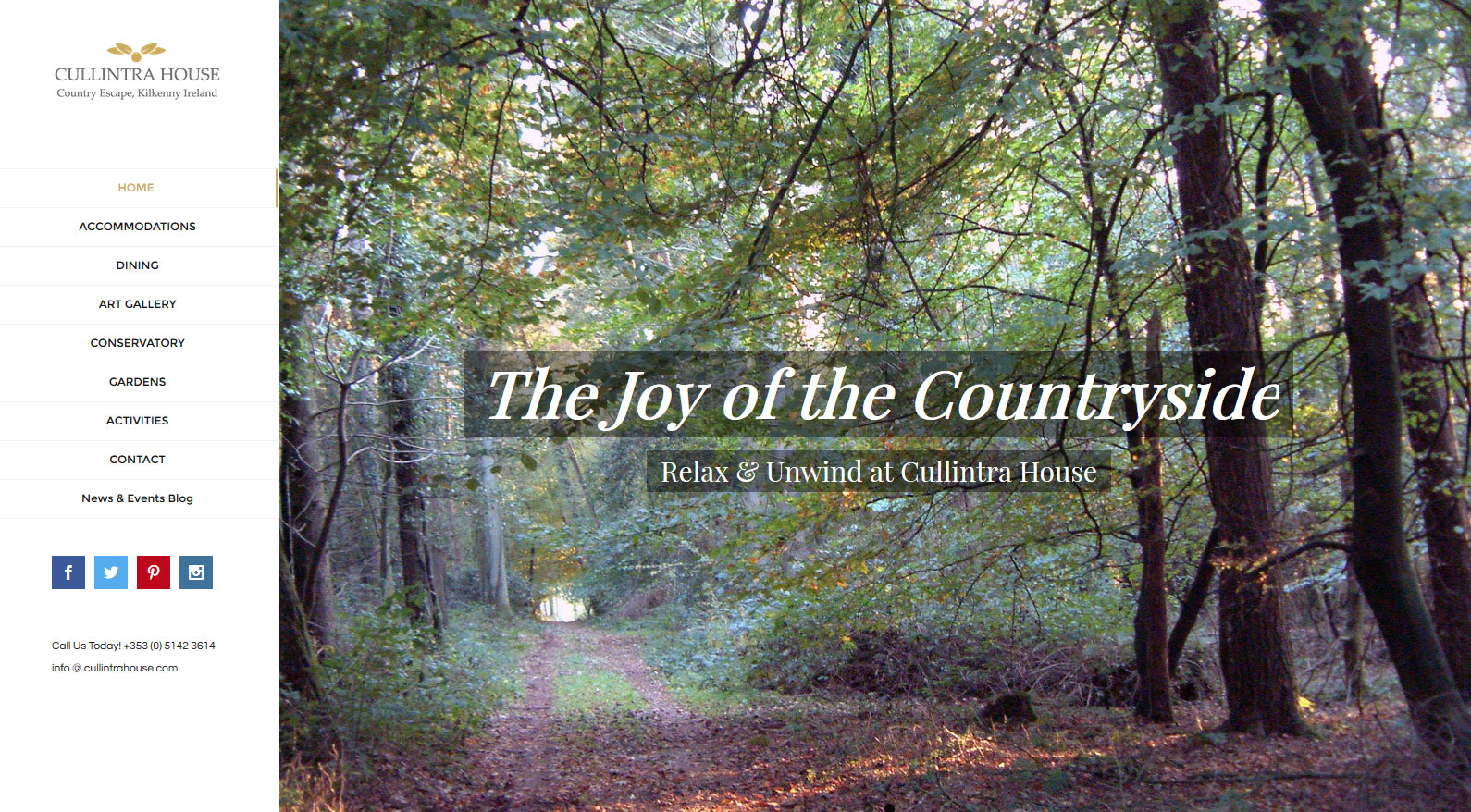 The Joy of Countryside - spend a few days at Cullintra House, Country Farmhouse Bed & Breakfast close to Kilkenny, Ireland